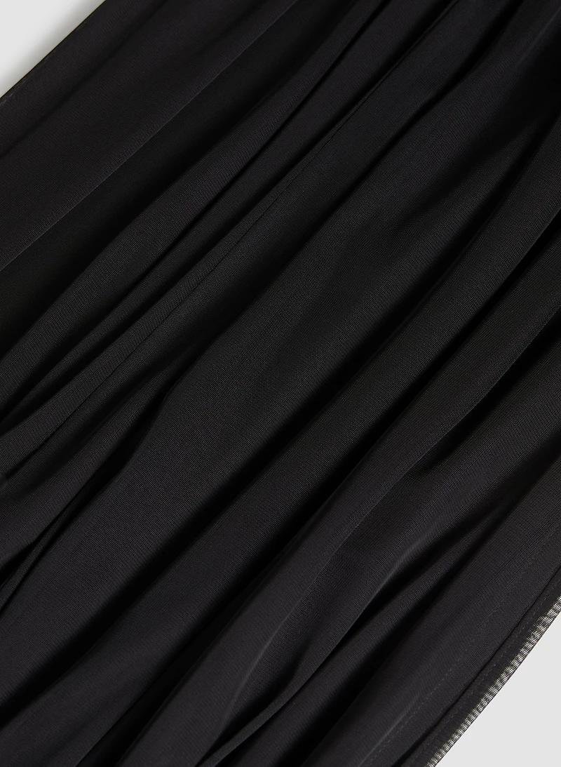 Olivia Chiffon Wide-Leg Pants