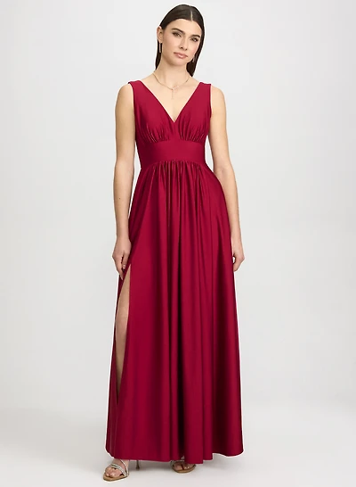 Fit & Flare Nylon Dress