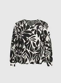 Palm Print Top