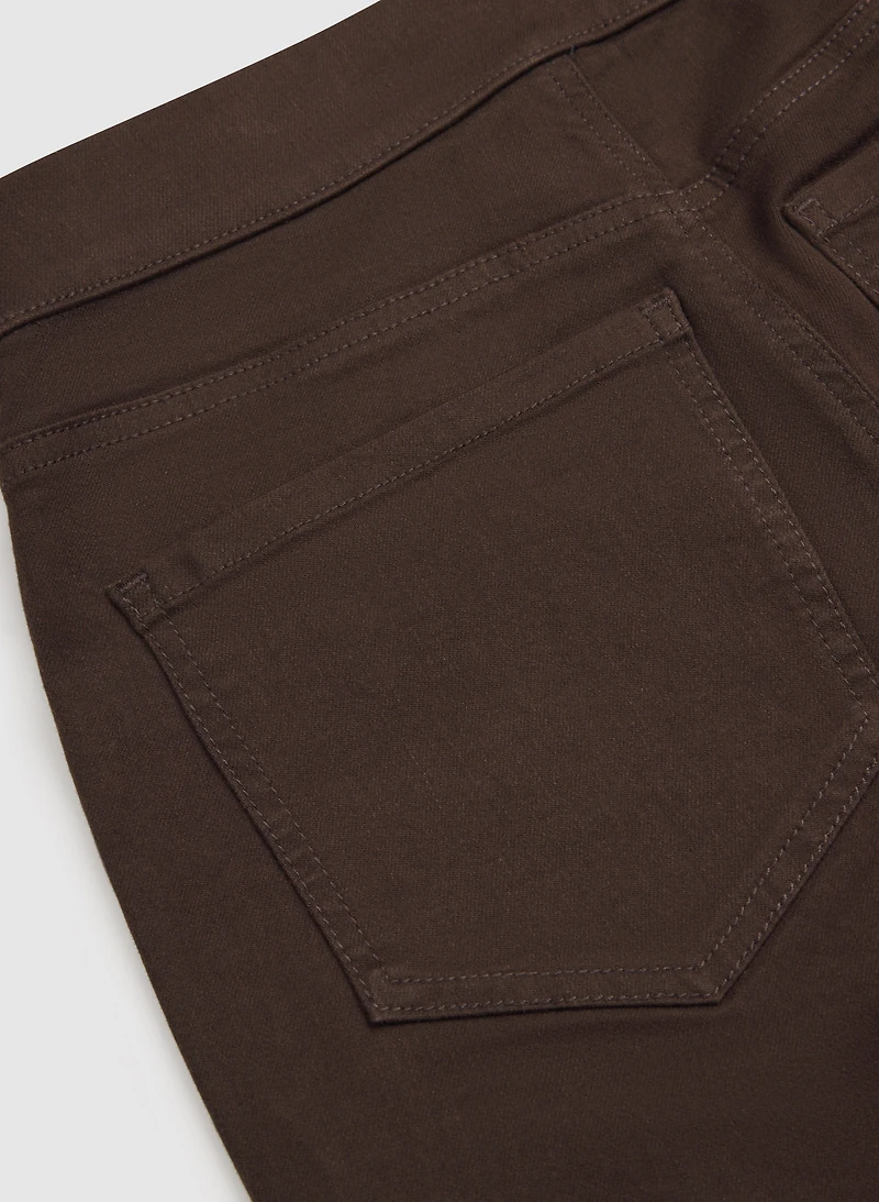 Straight-Leg Pull-On Jeans
