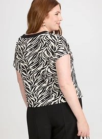 Zebra Print Top