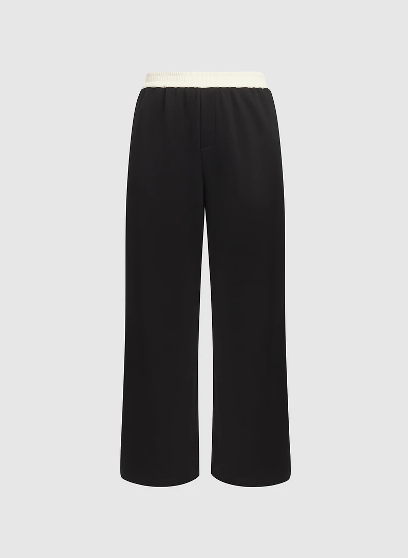 Pantalon avec bande à rayures