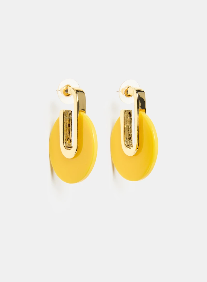 Boucles d'oreilles en résine