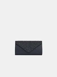 Embellished Glitter Clutch