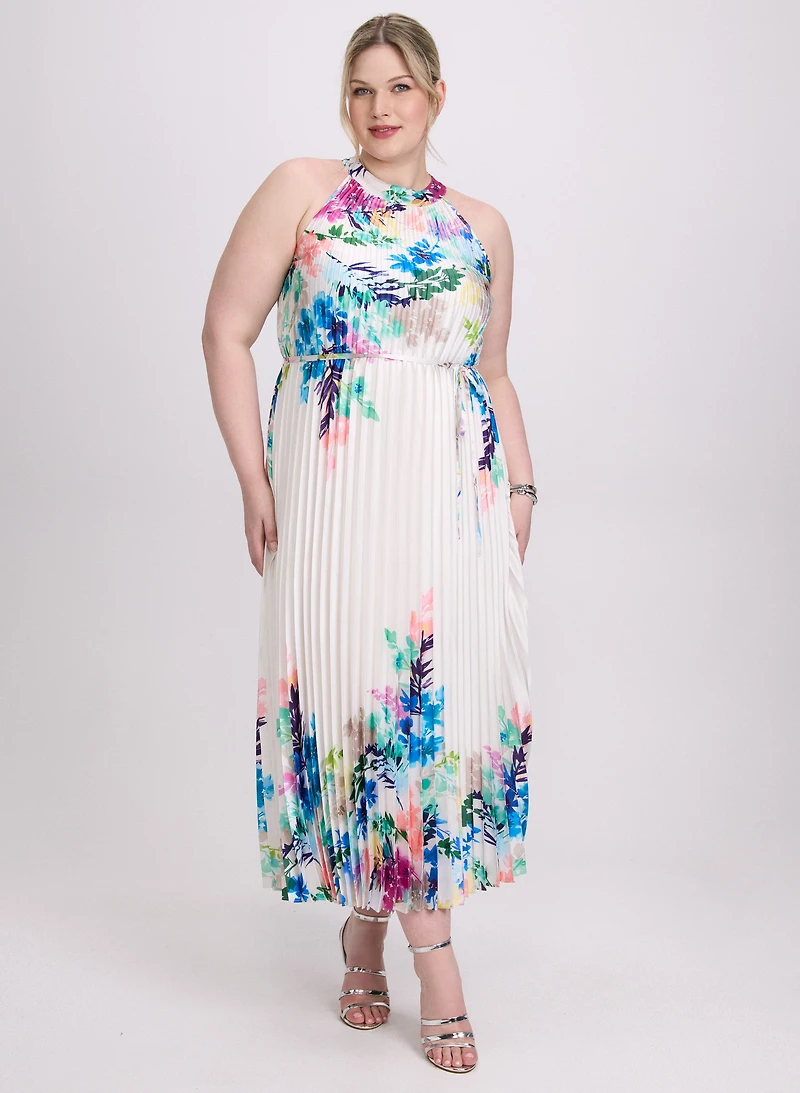 Joseph Ribkoff - Floral Plissé Dress