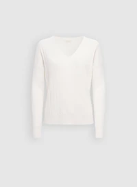 V-Neck Knit Pullover