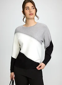 Pull à blocs de couleurs