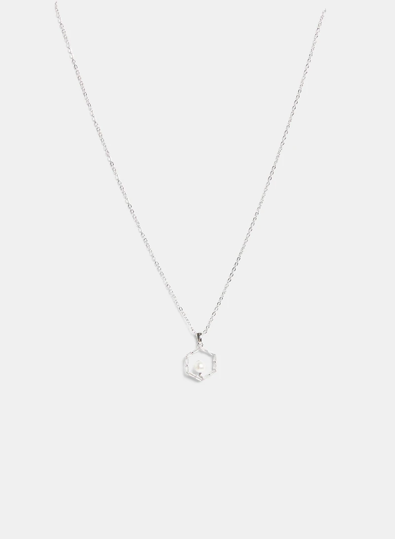 Cubic Zirconia Pendant Necklace