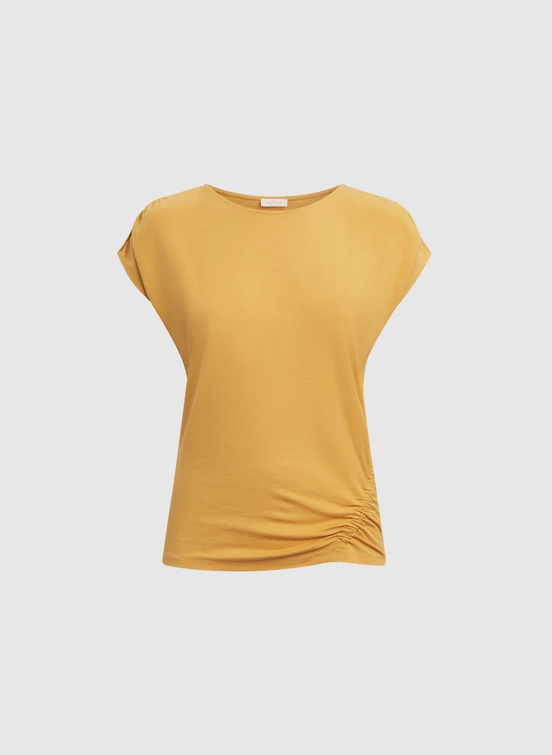 Ruched Detail T-Shirt