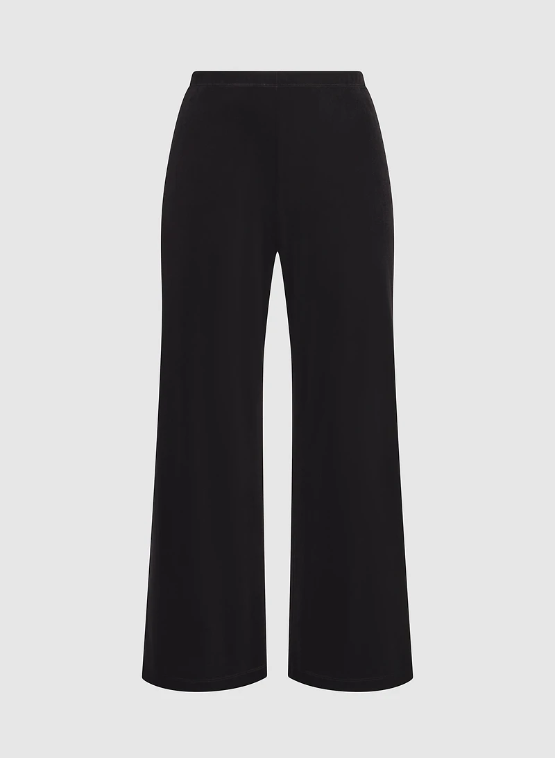 Melanie Lyne - Velvet Wide-Leg Pants