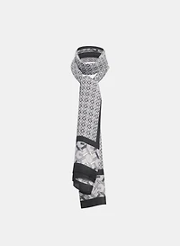 Mixed Geometric Print Scarf
