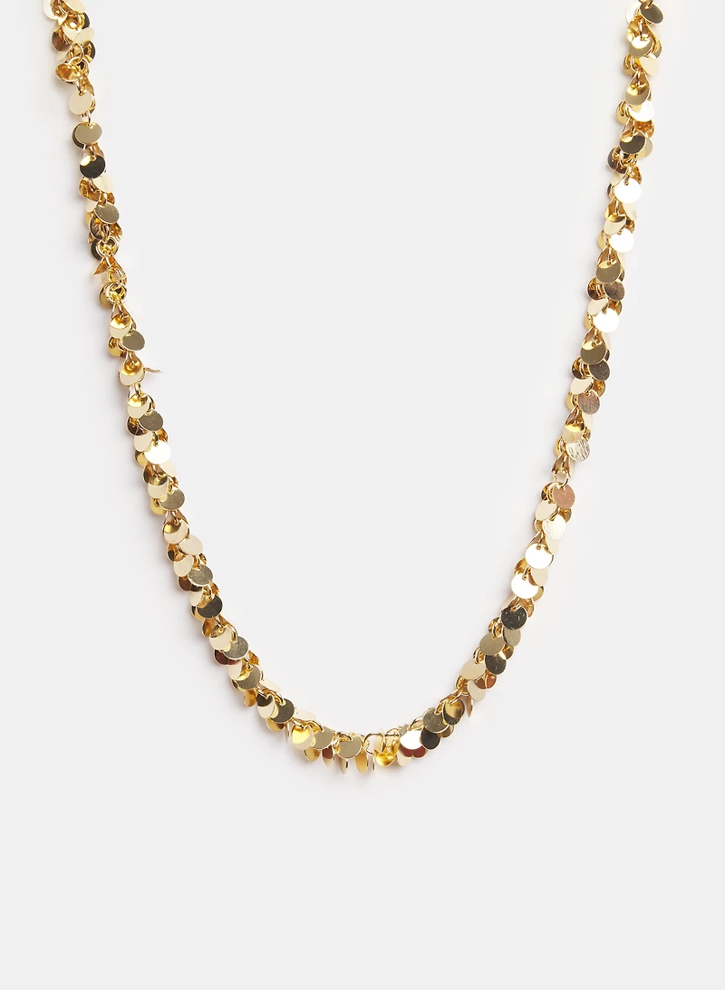 Spangle Cluster Necklace