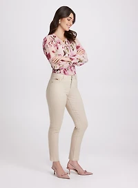 Straight-Leg Ankle Jeans