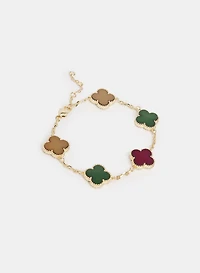 Clover Resin Bracelet