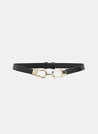Double Harness Buckle Belt