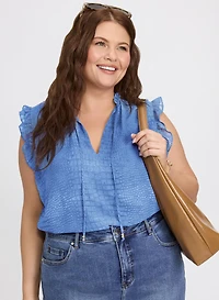 Blouse à motif peau de serpent