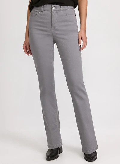 High Rise Straight-Leg Jeans