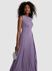 Sleeveless Pleated Dress