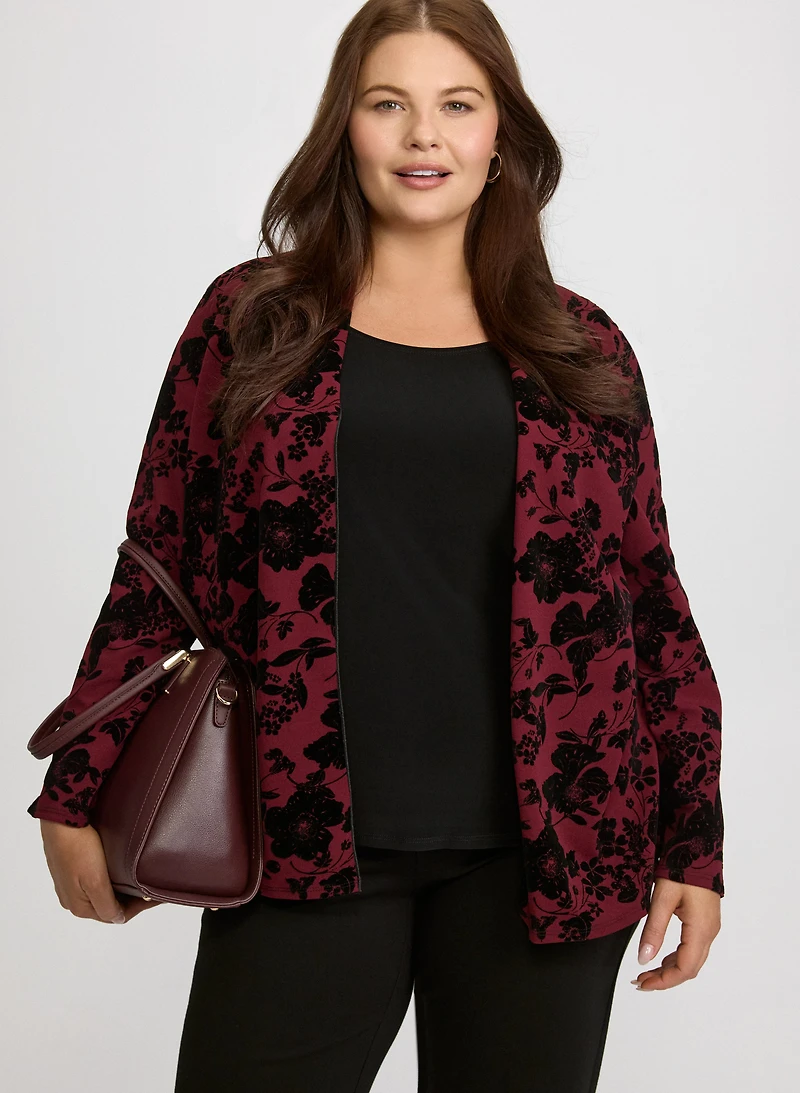 Floral Illusion Layered Top