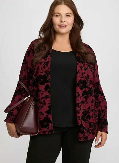 Floral Illusion Layered Top