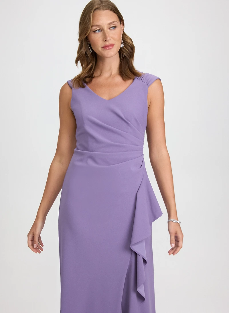 Waterfall Flounce Dress