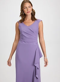 Waterfall Flounce Dress