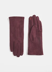 Faux Suede Gloves