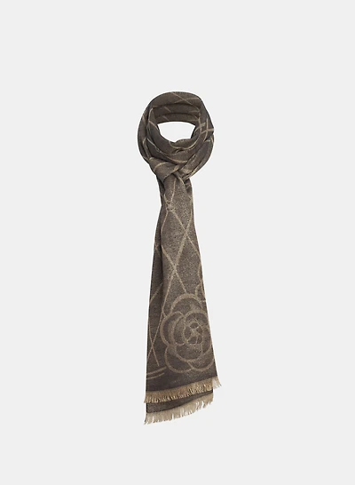 Lurex Rose Scarf