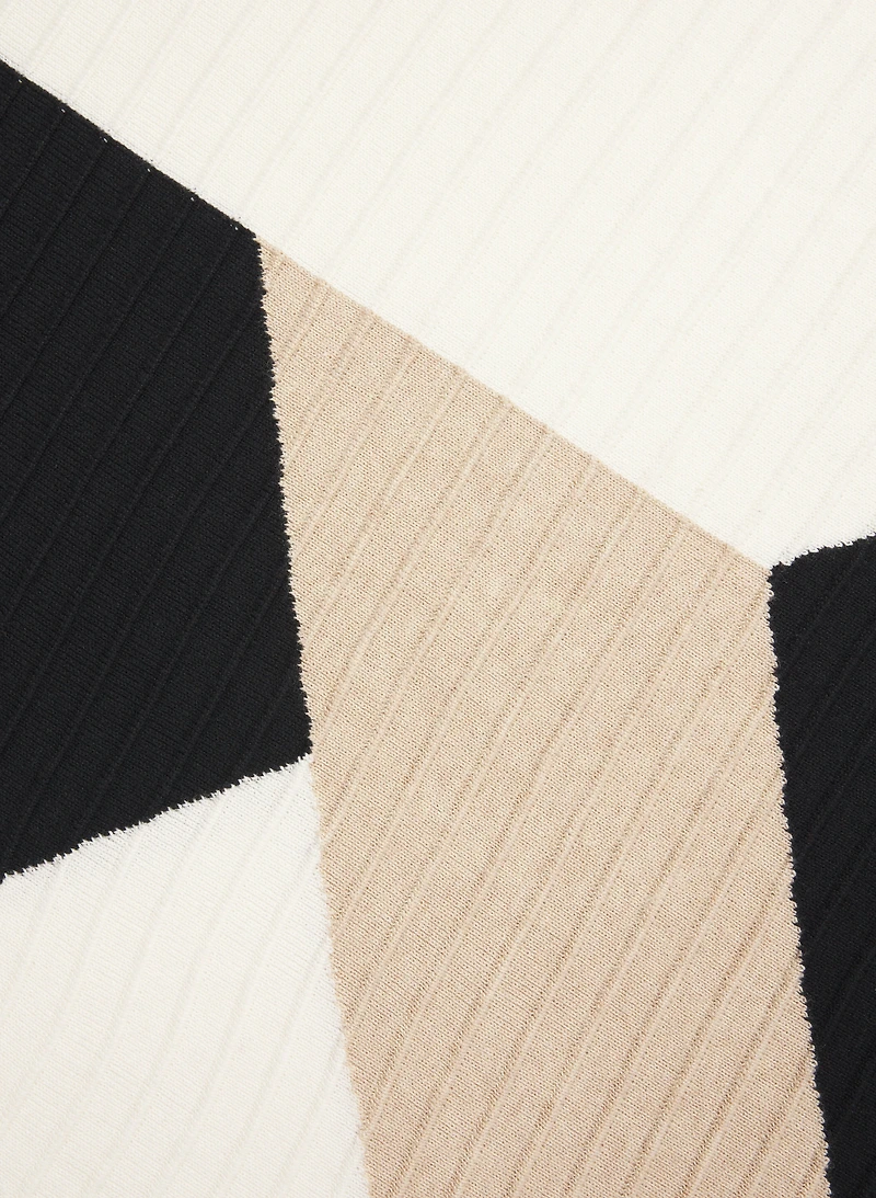 Colour Block Sweater Dress