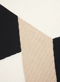 Colour Block Knit Dress