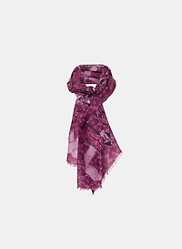 Abstract Print Oblong Scarf