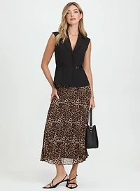 Leopard Print Blazer Dress