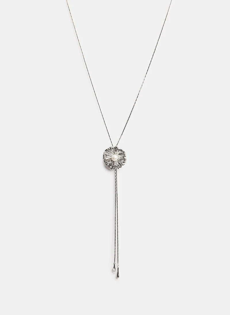 Floral Bolo Necklace