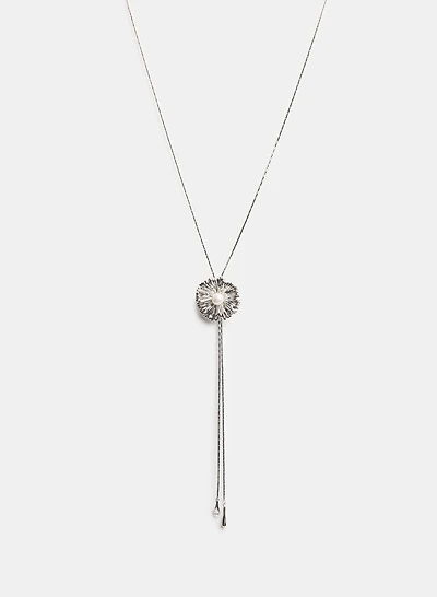 Floral Bolo Necklace