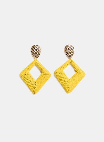 Raffia Drop Earrings