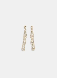 Cubic Zirconia Baguette Earrings
