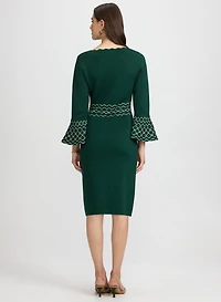 Scalloped Detail Dress
