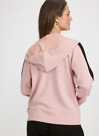 Tape Detail Zip-Up Jacket