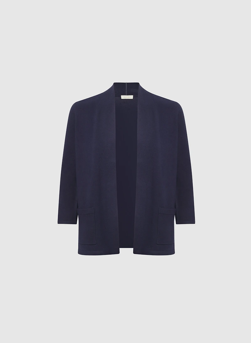 Cardigan ouvert à poches