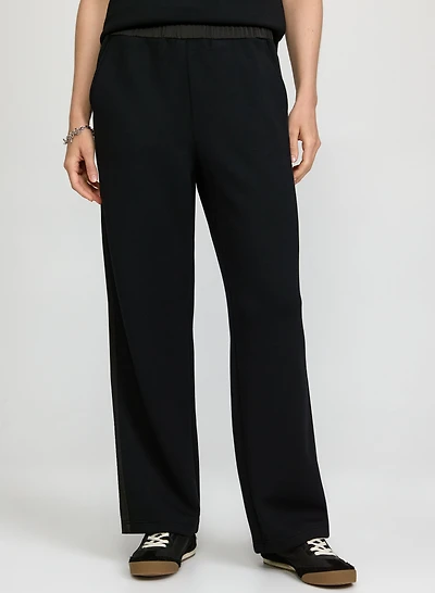 Straight-Leg Pull-On Pants