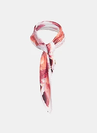 Abstract Plisse Scarf