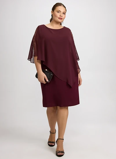 Illusion Jersey Dress
