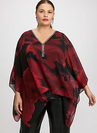 Joseph Ribkoff - Blouse asymétrique en chiffon