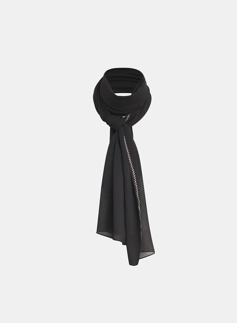 Rhinestone Detail Scarf