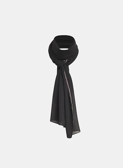 Rhinestone Detail Scarf