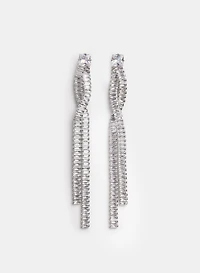 Twisted Linear Earrings