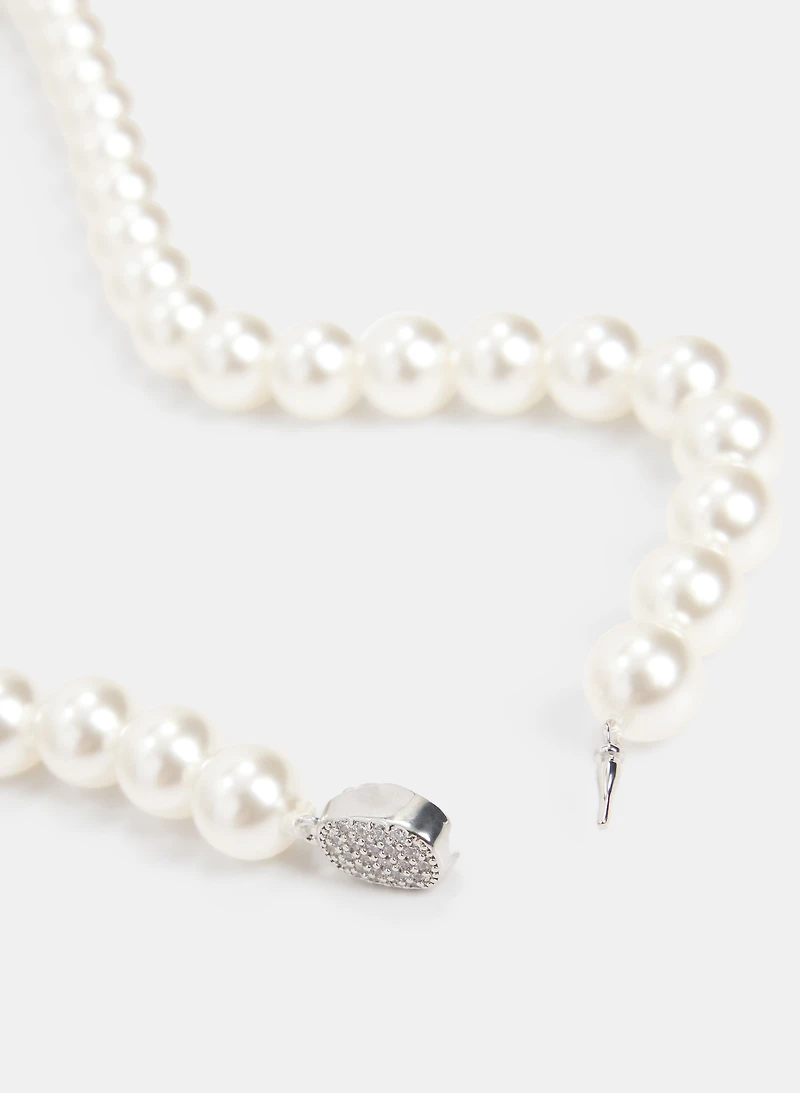 Collier à perle de verre