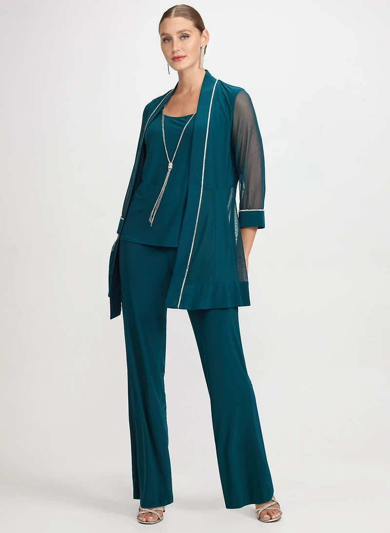 Sequined Trim Jacket