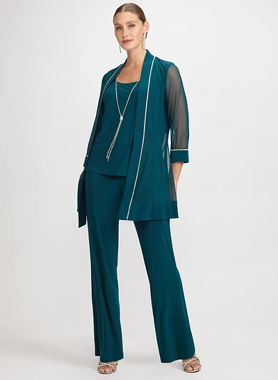 Sequined Trim Jacket