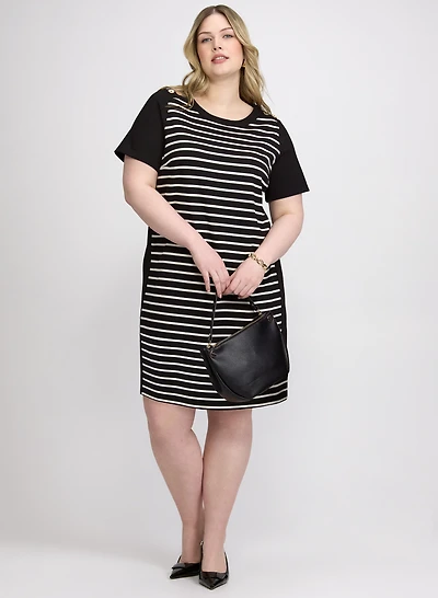 Striped T-Shirt Dress